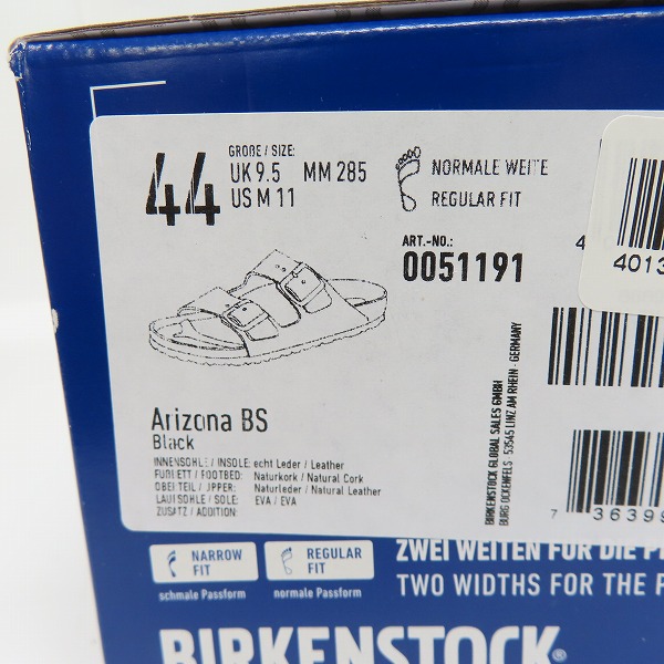 実際に弊社で買取させて頂いたBIRKENSTOCK/ビルケンシュトック Arizona BS/アリゾナ BS ストラップサンダル 0051191/28.5の画像 7枚目