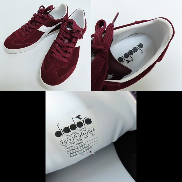 実際に弊社で買取させて頂いたDIADORA/ディアドラ PITCH/GAME等スニーカー/シューズ/26/4点セットの画像 3枚目