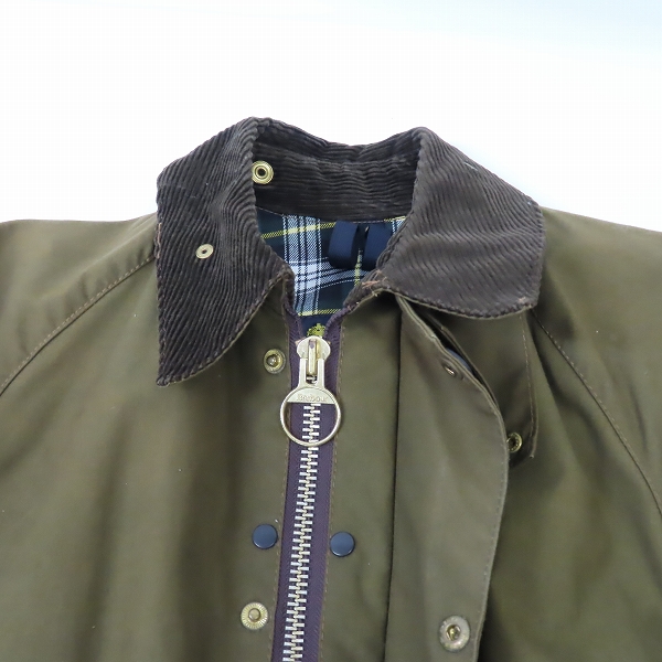 実際に弊社で買取させて頂いたBarbour/バブアー A50 MOORLAND JACKET/ムーアランド オイルド ジャケット/C38の画像 2枚目