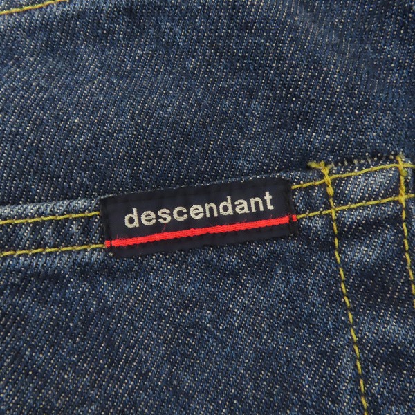 実際に弊社で買取させて頂いたESCENDANT/ディセンダント horizonロゴ ワイドテーパードデニムパンツ/3の画像 6枚目