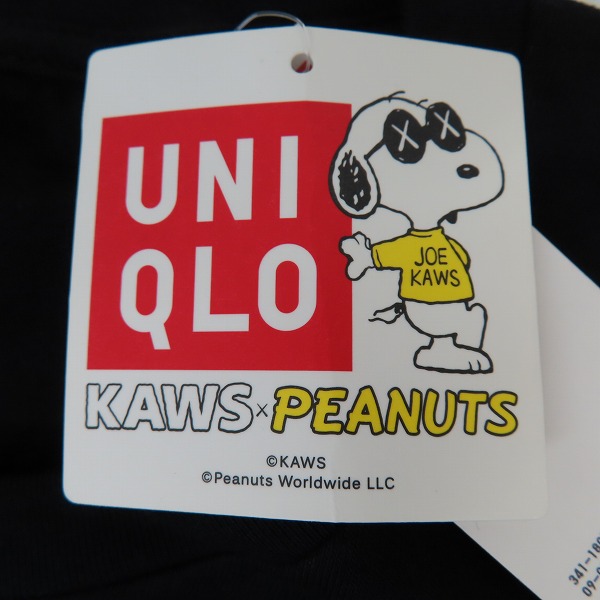 実際に弊社で買取させて頂いた【未使用】UNIQLO×KAWS×PEANUTS/ユニクロ×カウズ×ピーナッツ スヌーピー プリント Tシャツ XXLの画像 3枚目
