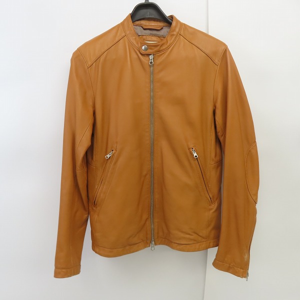 実際に弊社で買取させて頂いたUNITED ARROWS/ユナイテッドアローズ 羊革シングルライダースジャケット /L