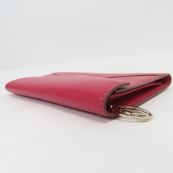 実際に弊社で買取させて頂いたCartier/カルティエ レディース コレクション/レ マスト マストライン レザー 三つ折り長財布の画像 2枚目