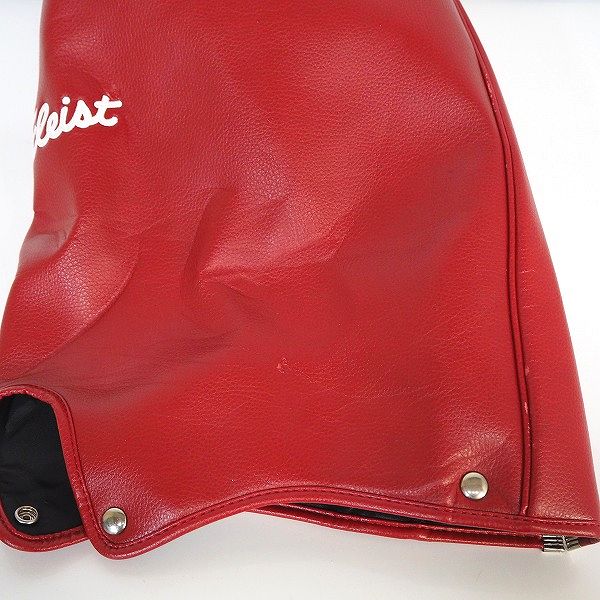 実際に弊社で買取させて頂いたTitleist/タイトリスト CB631 ゴルフ 9型 5分割キャディバッグ レッド の画像 9枚目