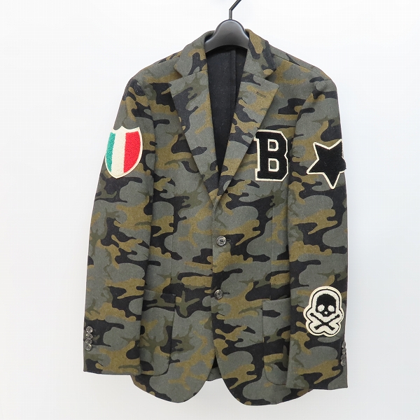 実際に弊社で買取させて頂いたHYDROGEN/ハイドロゲン カモフラ柄 ワッペンデザイン ジャケット/48