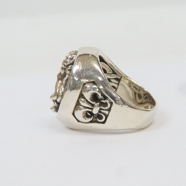 実際に弊社で買取させて頂いたLEATHERS & TREASURES/レザーズアンドトレジャーズ スペシャルエディションライオンリング 26-27.5号の画像 2枚目