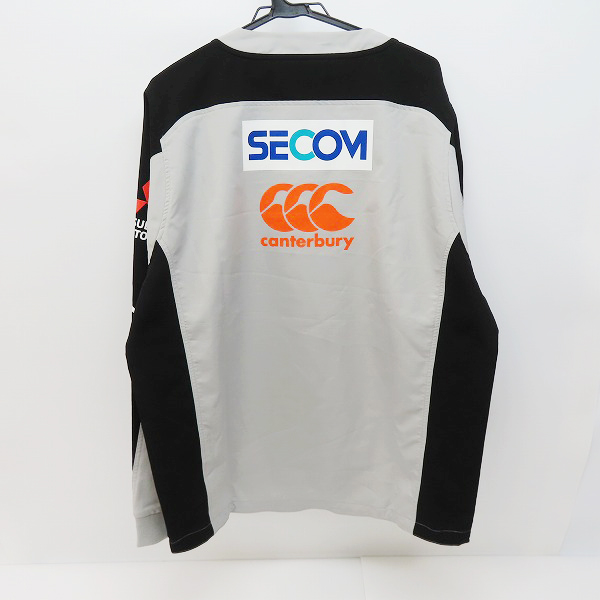 実際に弊社で買取させて頂いたCANTERBURY/カンタベリー SUNWOLVES/サンウルブズ ラグビー 長袖シャツ/R79019SR/4Lの画像 1枚目