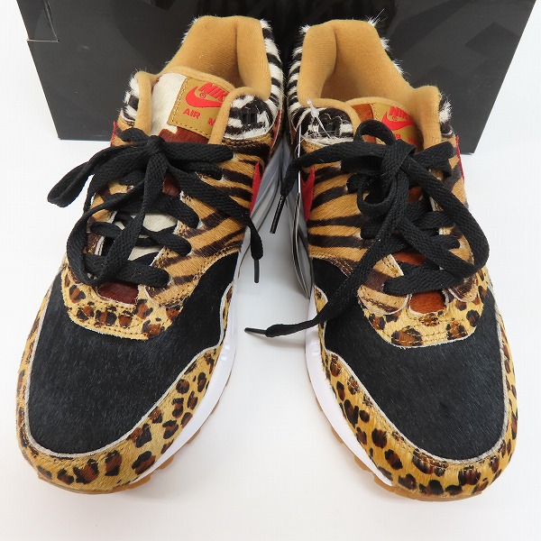 実際に弊社で買取させて頂いた【未使用】NIKE×ATMOS/ナイキ×アトモス AIR MAX 1 DLX ANIMAL PACK 2.0 エアマックス1 AQ0928-700/26.0