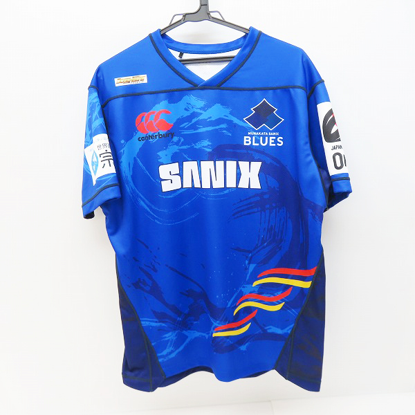 実際に弊社で買取させて頂いたCANTERBURY/カンタベリー 宗像サニックスブルース レプリカホームジャージ/ラグビーウェア/RG32196/3L