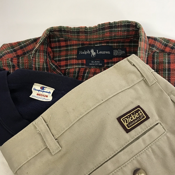 実際に弊社で買取させて頂いた【おまとめ品】ラルフローレン/チャンピオン/ディッキーズ 等 ハーフパンツ/サーマルシャツ/セーター 他の画像 1枚目