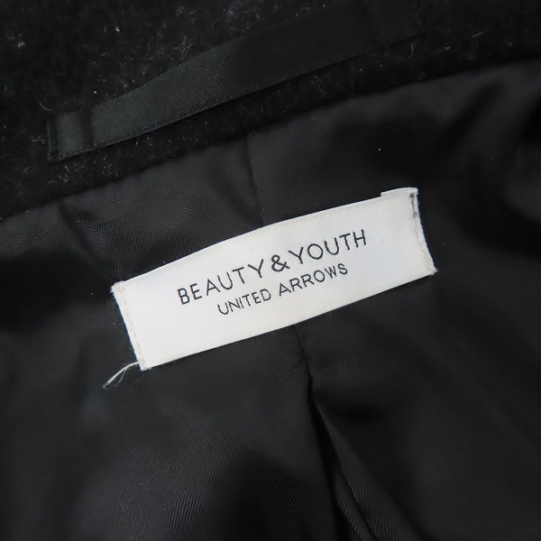 実際に弊社で買取させて頂いたBEAUTY＆YOUTH UNITED ARROWS/ビューティ&ユース ユナイテッドアローズ 千鳥格子柄 コート/Mの画像 2枚目