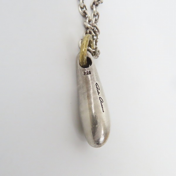 実際に弊社で買取させて頂いたRICK OWENS/リック オウエンス DROPS/ドロップス/涙粒モチーフ/ネックレスの画像 3枚目