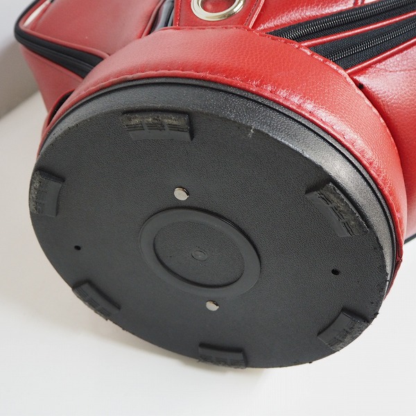 実際に弊社で買取させて頂いたTitleist/タイトリスト CB631 ゴルフ 9型 5分割キャディバッグ レッド の画像 8枚目