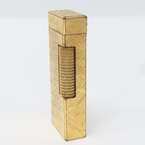 実際に弊社で買取させて頂いたdunhill/ダンヒル サイドローラー ガスライター ゴールドの画像 3枚目