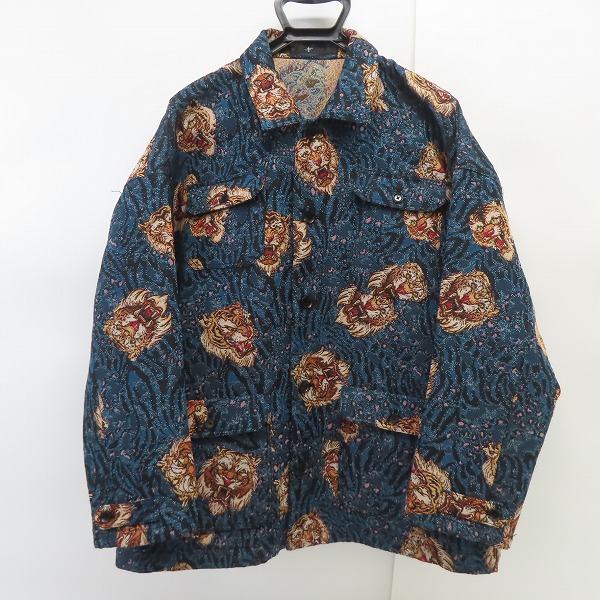 実際に弊社で買取させて頂いたNO ID./ノーアイディー ゴブランCPO-BIG-JKT タイガーフェイス ビッグジャケット/ONE