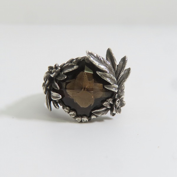 実際に弊社で買取させて頂いたBloody Mary/ブラッディマリー 2012 Christmas限定 ディヴァインリング w/スモーキークォーツ/ダイヤ 13号の画像 1枚目