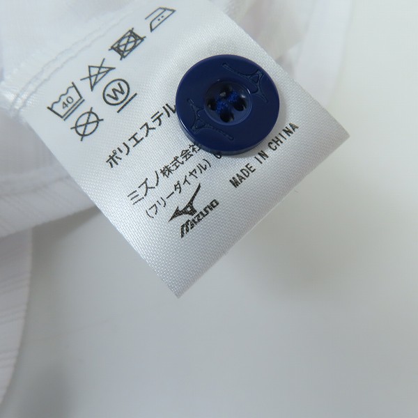 実際に弊社で買取させて頂いたMizuno/ミズノ 中日ドラゴンズ #9 福留孝介 2019年 ホーム ユニフォーム /Lの画像 4枚目