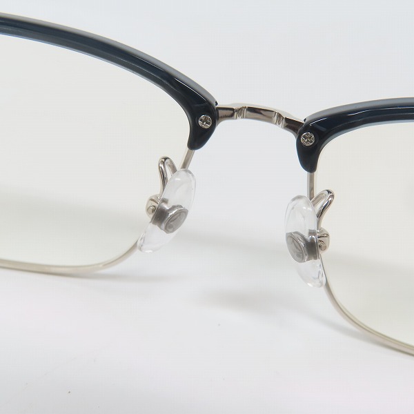 実際に弊社で買取させて頂いた999.9/フォーナインズ フルリム 眼鏡/メガネフレーム M-65 5202の画像 4枚目