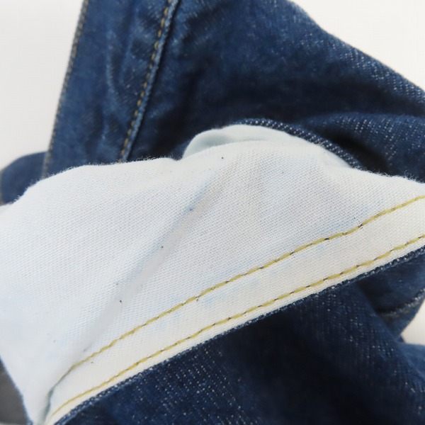 実際に弊社で買取させて頂いたESCENDANT/ディセンダント horizonロゴ ワイドテーパードデニムパンツ/3の画像 8枚目