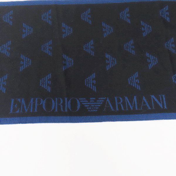実際に弊社で買取させて頂いたEMPORIO ARMANI/エンポリオアルマーニ ウール マフラーの画像 2枚目
