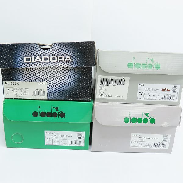 実際に弊社で買取させて頂いたDIADORA/ディアドラ PITCH/GAME等スニーカー/シューズ/26/4点セットの画像 8枚目