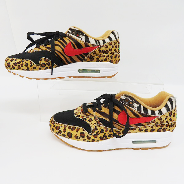 実際に弊社で買取させて頂いた【未使用】NIKE×ATMOS/ナイキ×アトモス AIR MAX 1 DLX ANIMAL PACK 2.0 エアマックス1 AQ0928-700/26.0の画像 3枚目