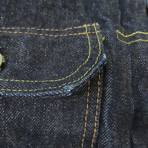 実際に弊社で買取させて頂いたSUGAR CANE/シュガーケーン セカンドタイプ 14.25oz.DENIM JACKET 1953 デニムジャケット/36の画像 4枚目
