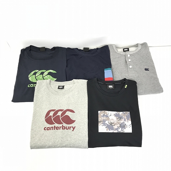 実際に弊社で買取させて頂いた【おまとめ品】CANTERBURY/カンタベリー 半袖/長袖/ヘンリーネックTシャツ/カットソー 等