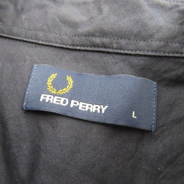 実際に弊社で買取させて頂いたFRED PERRY/フレッドペリー フロントテープ 半袖 ボタンダウンシャツ F4465/Lの画像 2枚目