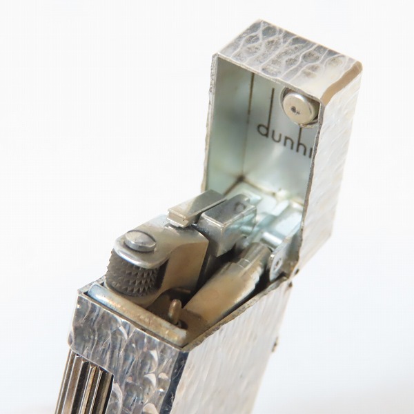 実際に弊社で買取させて頂いたdunhill/ダンヒル サイドローラーガスライター ハンマートーンの画像 4枚目