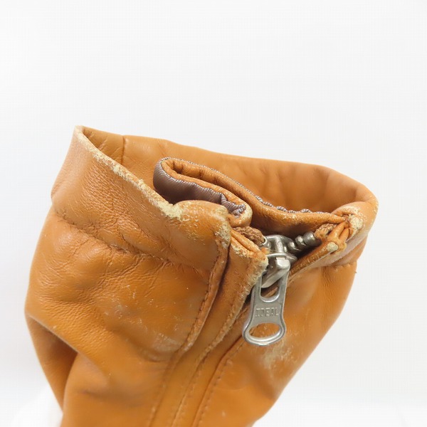 実際に弊社で買取させて頂いたUNITED ARROWS/ユナイテッドアローズ 羊革シングルライダースジャケット /Lの画像 7枚目