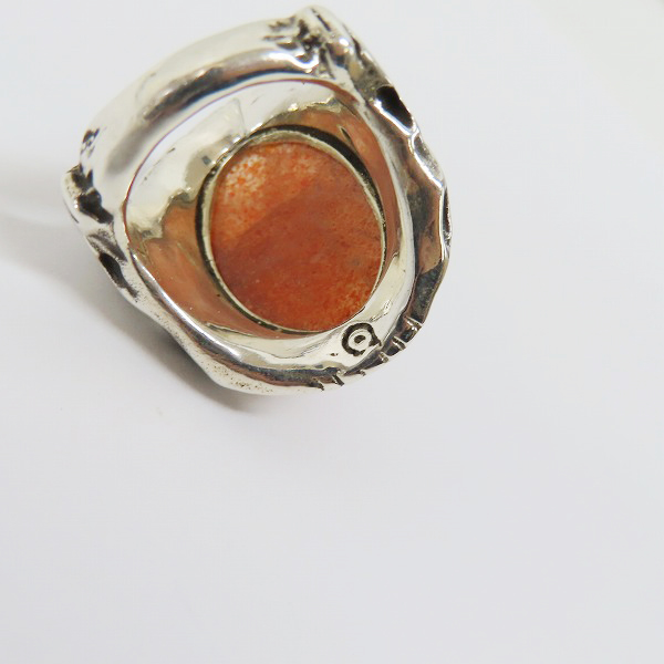 実際に弊社で買取させて頂いたALEX STREETER/アレックスストリーター 2022年限定 SPストーン/サンストーン ラディアント エンジェルハート リング/14号の画像 6枚目