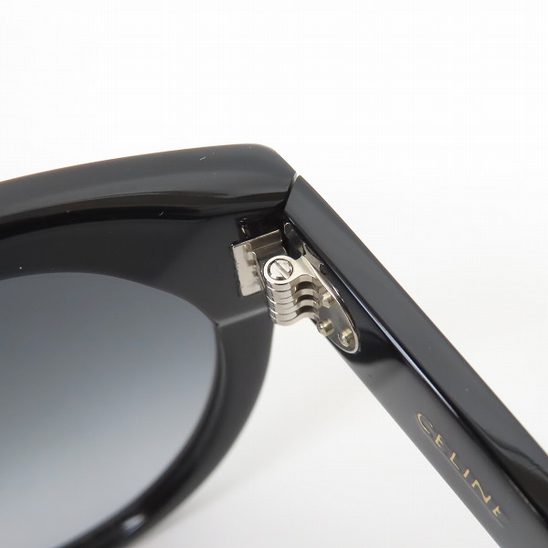 実際に弊社で買取させて頂いたCELINE/セリーヌ サングラス/アイウェア ブラック CL40169Fの画像 7枚目
