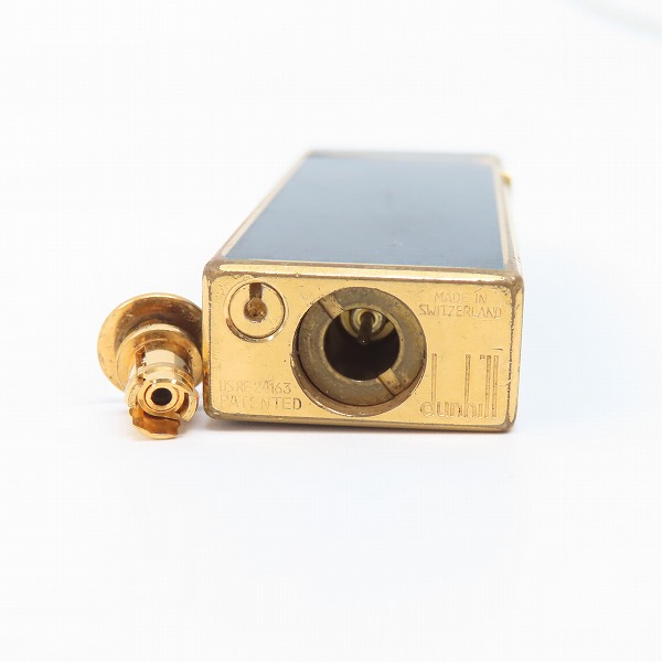 実際に弊社で買取させて頂いたdunhill/ダンヒル サイドローラー ガスライター ブラック/ゴールドの画像 2枚目