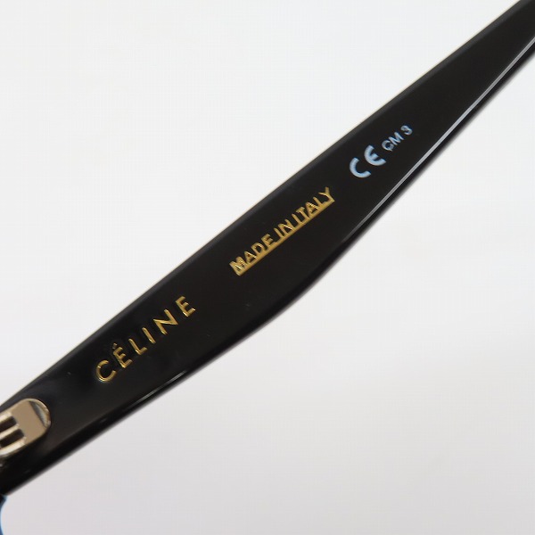 実際に弊社で買取させて頂いたCELINE/セリーヌ サングラス/アイウェア ブラック CL41383/F/Sの画像 5枚目