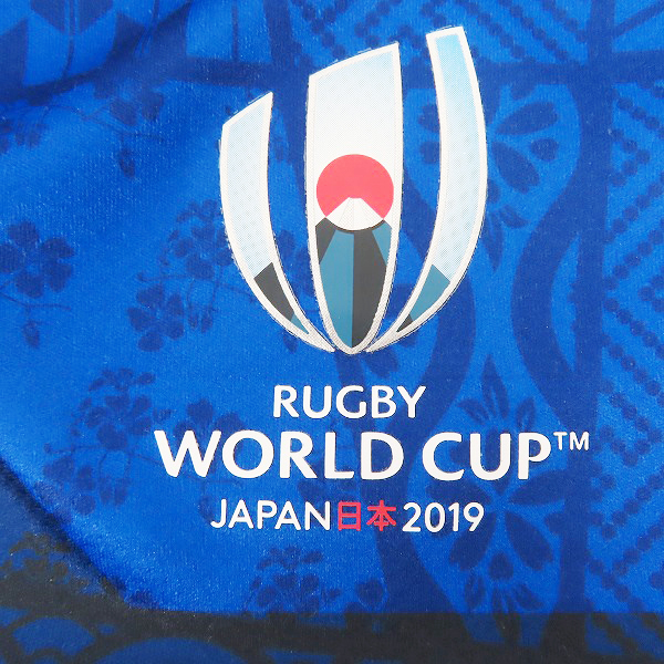 実際に弊社で買取させて頂いたcanterbury/カンタベリー ラグビー 日本代表 2019 レプリカ オルタネイトジャージ VWR39001/3Lの画像 5枚目