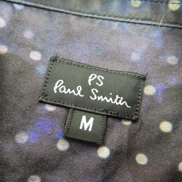 実際に弊社で買取させて頂いたPS Paul Smith/ポールスミス 半袖コットンシャツ ドット柄 PP-WR-87332/Mの画像 2枚目