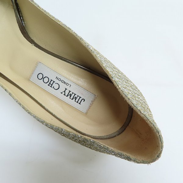 実際に弊社で買取させて頂いたJIMMY CHOO/ジミーチュウ パンプス ヒール 38の画像 4枚目