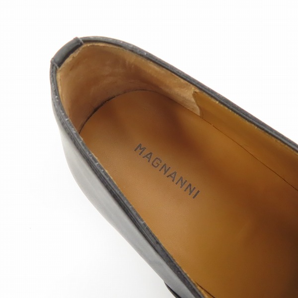 実際に弊社で買取させて頂いたMAGNANNI/マグナーニ ストレートチップ ドレスシューズ/44の画像 4枚目