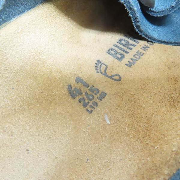実際に弊社で買取させて頂いたBIRKENSTOCK/ビルケンシュトック ZURICH BS/チューリッヒ スエード サンダル 1014806/41の画像 5枚目