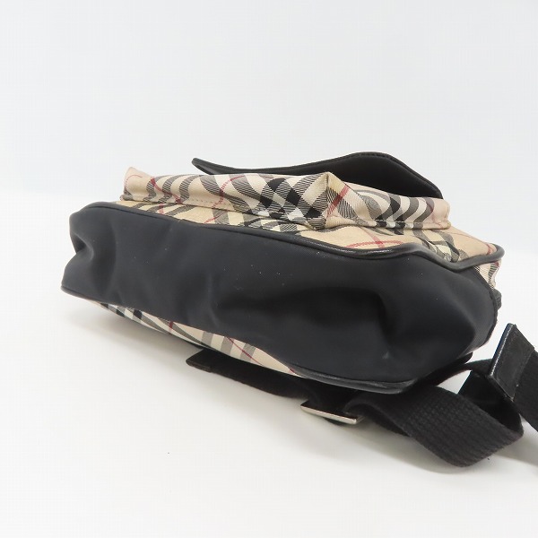 実際に弊社で買取させて頂いたBURBERRY/バーバリー ノバチェック ロゴ金具 ウエストポーチ/ボディバッグの画像 3枚目