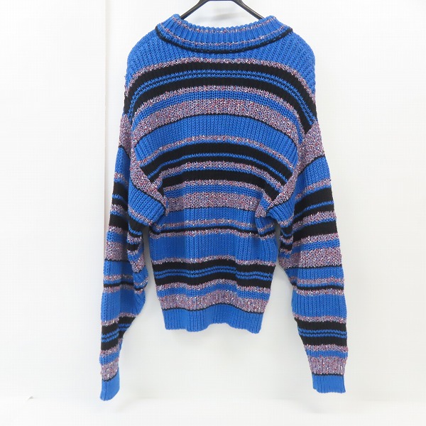 実際に弊社で買取させて頂いたTOMORROWLAND/トゥモローランド ボーダー柄ニット 63-02-01-02007/Mの画像 1枚目