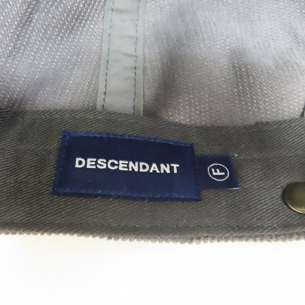 実際に弊社で買取させて頂いたDESCENDANT/ディセンダント コーデュロイ キャップ 帽子/Ｆの画像 5枚目