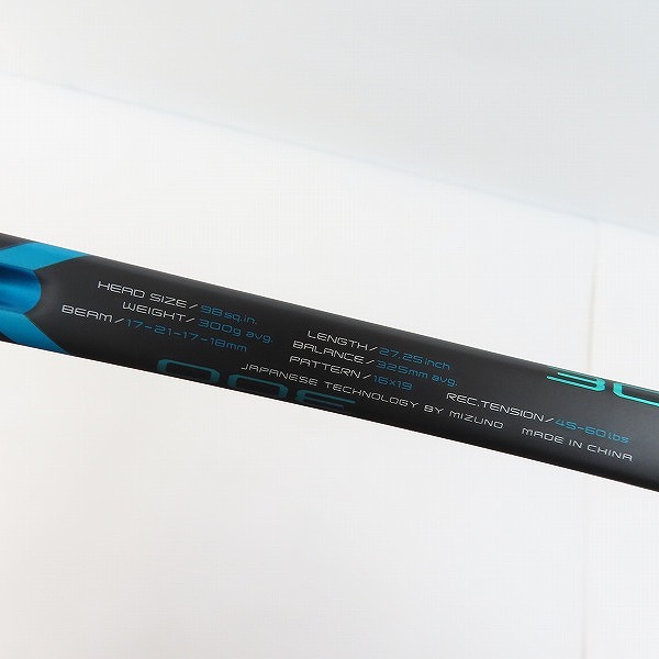 実際に弊社で買取させて頂いた(1)【未使用】MIZUNO/ミズノ C TOUR 300/Cツアー 300 硬式 テニスラケットの画像 5枚目