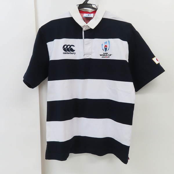 実際に弊社で買取させて頂いたcanterbury /カンタベリー ラグビーワールドカップ 2019 日本大会 ポロシャツＭ