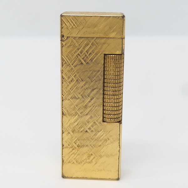 実際に弊社で買取させて頂いたdunhill/ダンヒル サイドローラー ガスライター ゴールド