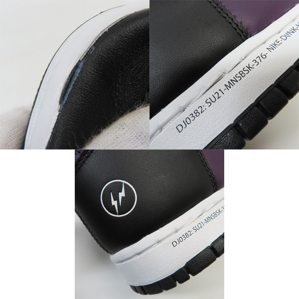 実際に弊社で買取させて頂いたNIKE×FRAGMENT DESIGN/ナイキ×フラグメント DUNK HI/F BEIJING ダンク DJ0382-600 /26.5の画像 6枚目