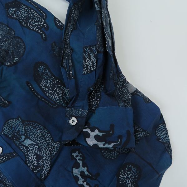 実際に弊社で買取させて頂いたPaul Smith/ポールスミス 総柄 アニマルデザイン ロングスリーブシャツ/Ｌの画像 5枚目