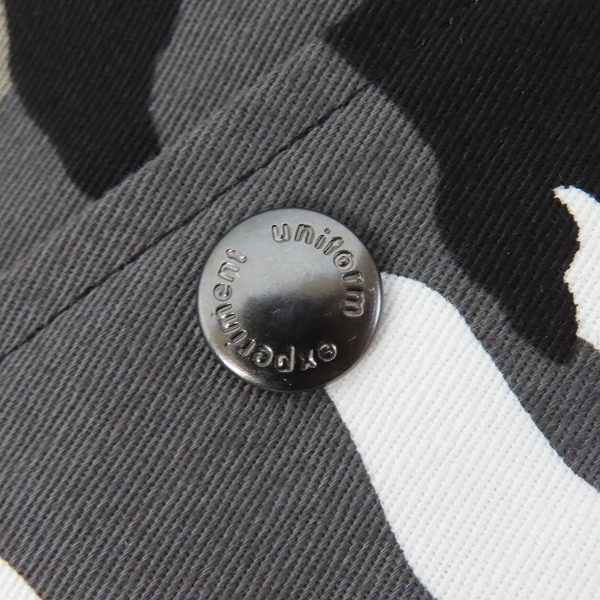 実際に弊社で買取させて頂いたuniform experiment/ユニフォームエクスペリメント CAMOUFLAGE STADIUM BLOUSON スタジャン UE-170014 グレー系/3の画像 5枚目