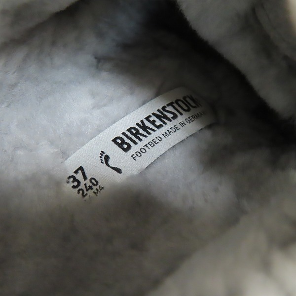 実際に弊社で買取させて頂いたBirkenstock/ビルケンシュトック ロンドン シアリング/ボアシューズ/グレー/37の画像 5枚目